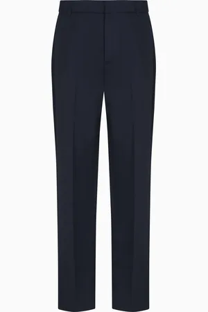 Emporio Armani Chino-Hose aus leichtem Twill aus einer Schurwollmischung