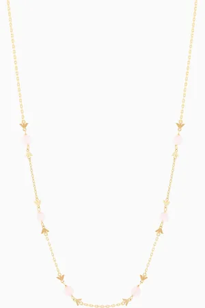 Emporio Armani Glieder-Kette aus goldfarbenem Messing