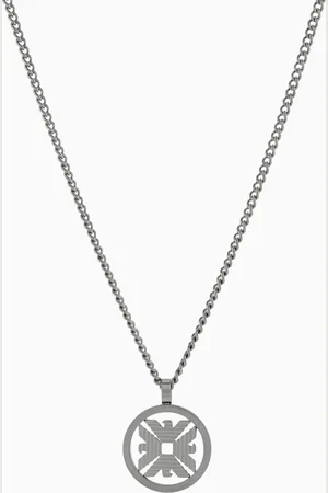 Emporio Armani Kette mit Anhänger aus Edelstahl