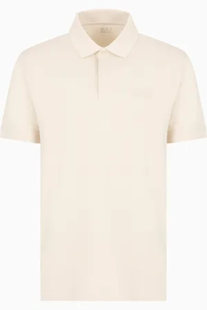 EA7 Visibility Poloshirt aus Baumwollstretch-Jersey