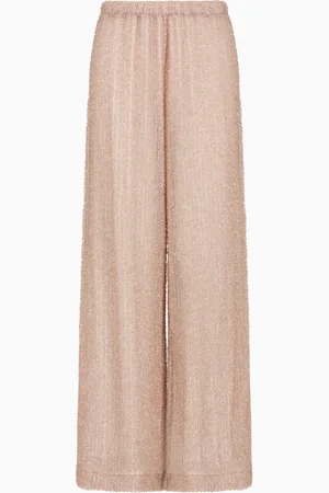 Emporio Armani Beachwear Hose aus flauschigem Lurex