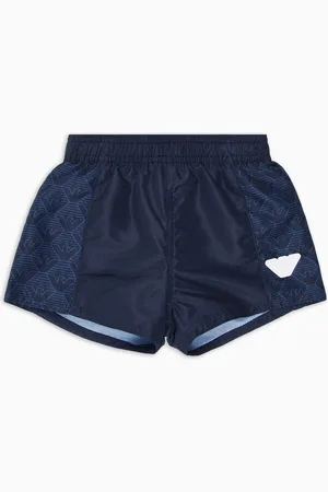 Emporio Armani ASV Badeshorts mit seitlichem Logoband