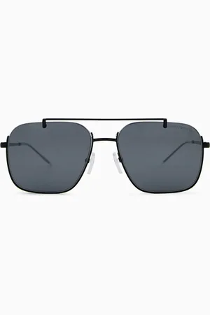 Emporio Armani Sonnenbrille mit rechteckiger Fassung für Herren