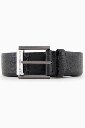 Emporio Armani Gürtel aus getrommeltem Leder