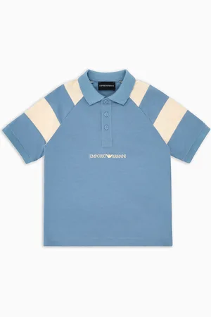 Emporio Armani Poloshirt aus Jersey mit Streifen-Detail