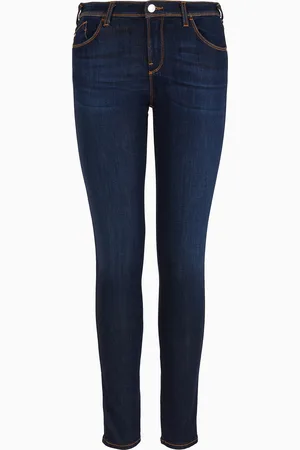 Emporio Armani Jeans J28 Medium Waist Super Skinny Leg aus Denim-Lyocell