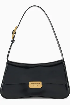 Emporio Armani Umhängetasche mit gebürstetem Finish