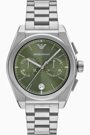 Emporio Armani Chronograph aus Edelstahl