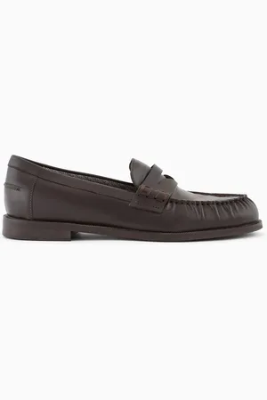 Emporio Armani Mokassins aus Glattleder