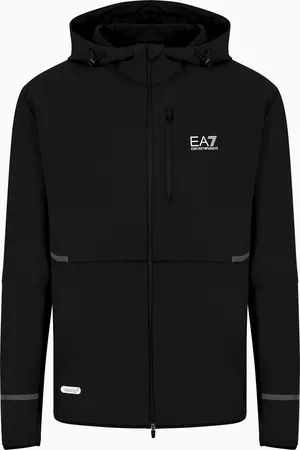 EA7 Jacke mit Kapuze, gefertigt aus VENTUS7-Funktionsgewebe