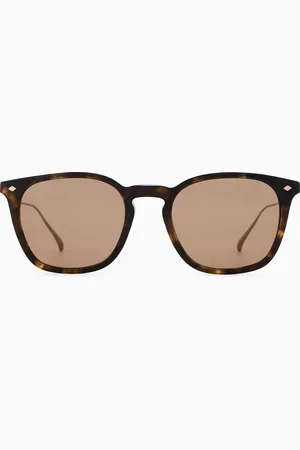 Giorgio Armani Sonnenbrille für Herren mit Pillow-Fassung