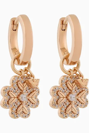 Emporio Armani Creolen aus roségoldfarbenem Sterlingsilber