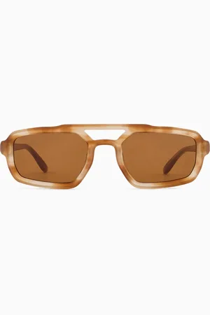 Emporio Armani Black Blue ASV Sonnenbrille mit unregelmäßig geformter Fassung für Herren