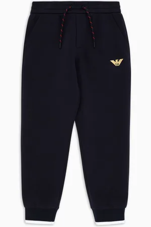 Emporio Armani ASV Jogginghose aus doppellagigem Jersey mit Adler-Logo-Patch zum Mondneujahr