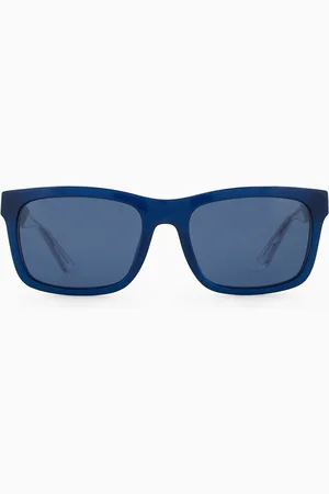Emporio Armani Sonnenbrille mit rechteckiger Fassung für Herren
