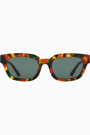 Emporio Armani Sonnenbrille mit unregelmäßig geformter Fassung für Damen