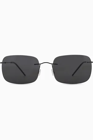 Giorgio Armani Sonnenbrille für Herren mit Pillow-Fassung
