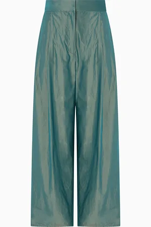 Emporio Armani Weite Hose aus Taft