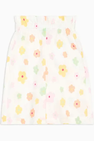 Emporio Armani Culotte aus Popeline mit Allover-Print