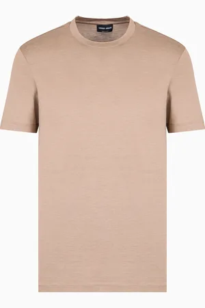 Giorgio Armani T-Shirt aus einem Seiden- und Baumwollgemisch