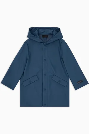 Emporio Armani Beschichteter Nylonparka mit Kapuze