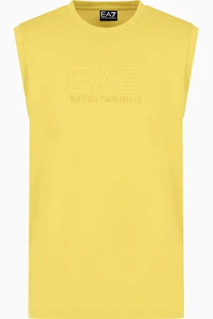 EA7 Visibility T-Shirt aus Baumwoll-Jersey