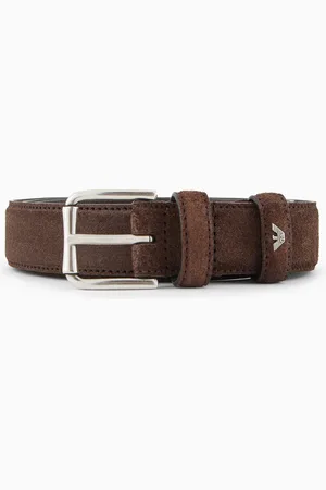 Emporio Armani Gürtel aus Veloursleder