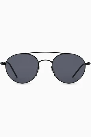 Giorgio Armani Sonnenbrille mit runder Fassung für Herren
