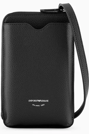 Emporio Armani Handytasche MyEA mit Schulterriemen und Hirsch-Print