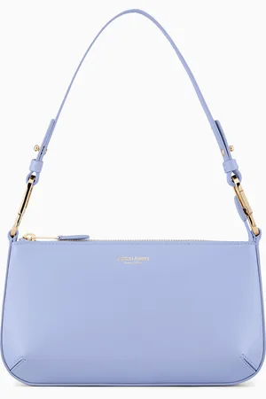 Giorgio Armani Kleine Umhängetasche La Prima aus palmelliertem Leder