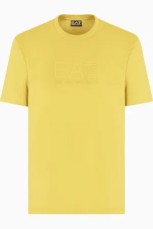 EA7 Visibility Baumwoll-T-Shirt mit Rundhalsausschnitt