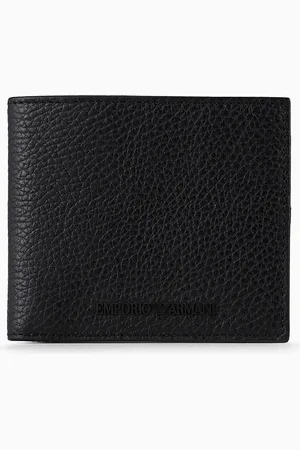 Emporio Armani Portemonnaie aus getrommeltem Leder