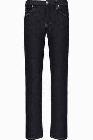 Emporio Armani J45 Regular-Fit-Jeans aus Denim 8 oz in Wash-Used-Optik