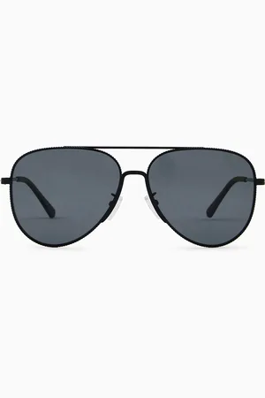 Emporio Armani Sonnenbrille mit Pilotenfassung für Herren Asian fit