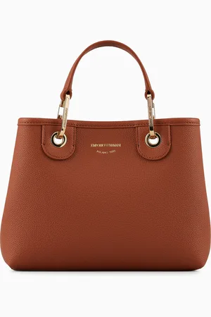Emporio Armani Kleiner Shopper MyEA mit Hirsch-Print