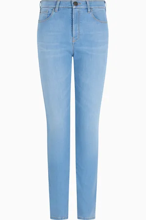 Emporio Armani Jeans J20 mit hohem Bund, sehr schmalem Bein aus Stretch-Denim, und gelasertem Logo
