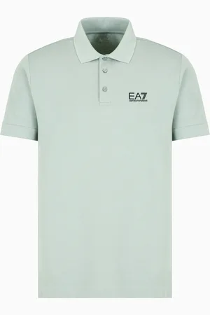 EA7 Core Identity Poloshirt aus Baumwollstretch