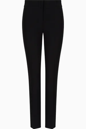 Emporio Armani 7/8-Schlaghose aus Techno-Cady