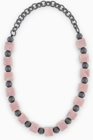 Emporio Armani Halsnahe Kette mit geometrischen Elementen