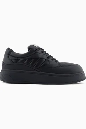 Emporio Armani Sneaker mit gepolsterten Nappa-Details