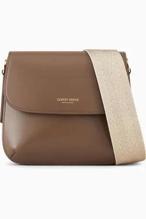 Giorgio Armani La Prima aus strukturiertem Leder mit Umhänge-Band