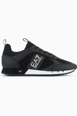 EA7 Black and White Carbon-Sneaker
