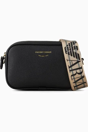 Emporio Armani Kameratasche zum Umhängen mit Hirsch-Print