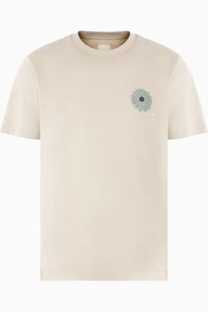 Emporio Armani Jersey-T-Shirt mit Maxi-Print der Peace ASV Sonderkollektion