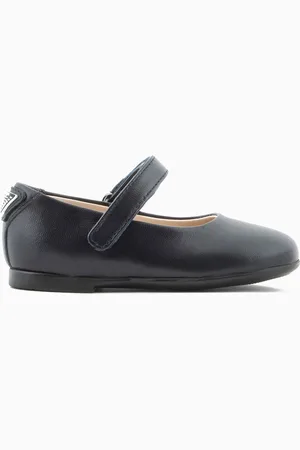 Emporio Armani Ballerinas aus Leder mit Riemen