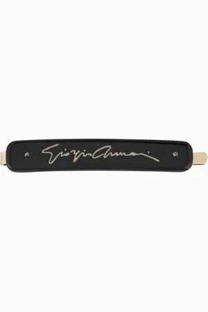 Giorgio Armani Haarklammer mit Logo-Schriftzug