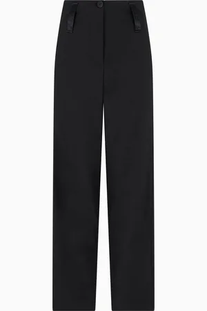 Emporio Armani Dawn to Dusk Hose mit ovalem Bein aus Stretch-Wollstoff