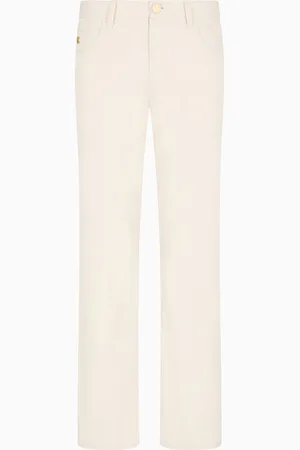 Giorgio Armani Five-Pocket-Hose in Regular Fit aus Baumwolle und Seide mit Stretchanteil