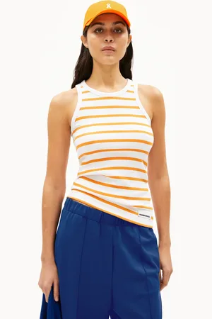 Armedangels KANITAA STRIPES Fitted Top - (L)
