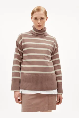 Armedangels CHANAA STRIPES Loose Fit Strickpullover - (L)